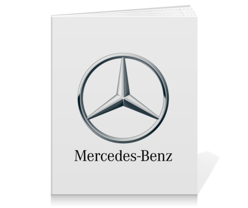 Printio Тетрадь на клею Mercedes-benz