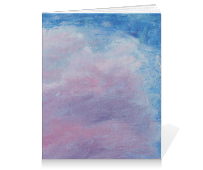 Printio Тетрадь на клею Розовое облако на небе цена и фото