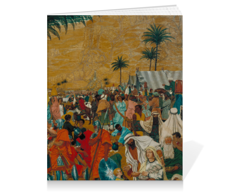 Printio Тетрадь на клею Бегство из египта (ричард дадд) цена и фото