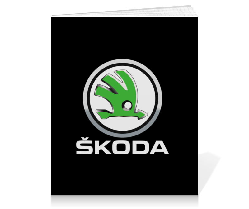 Printio Тетрадь на клею Skoda