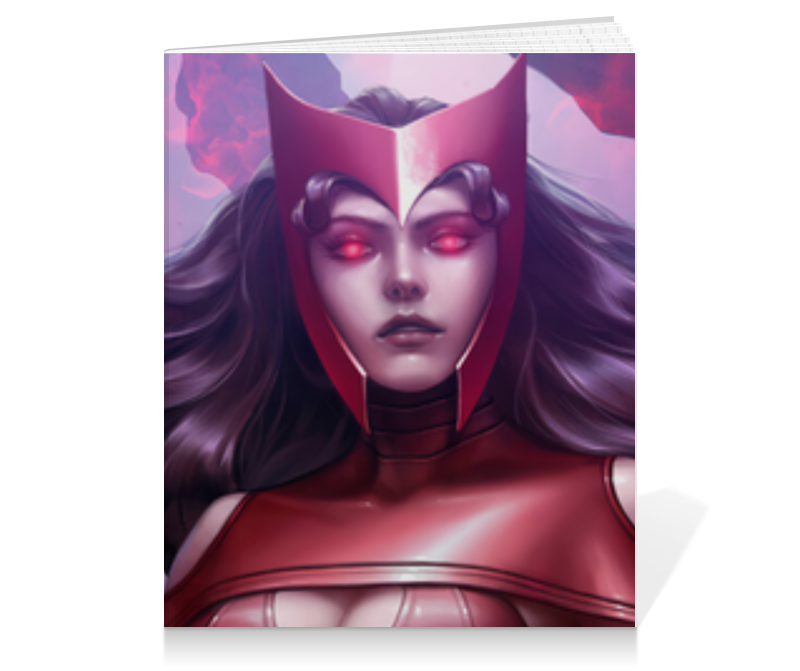 Printio Тетрадь на клею Алая ведьма / scarlet witch