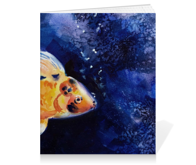 Printio Тетрадь на клею Рыбка золотая printio тетрадь на скрепке золотая аквариумная рыбка