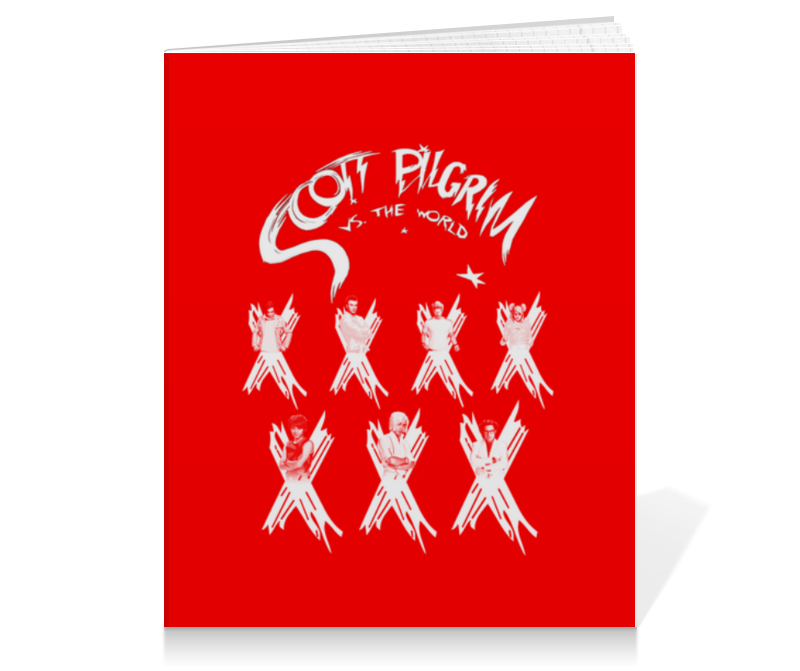 scott pilgrim complete edition Printio Тетрадь на клею Scott pilgrim