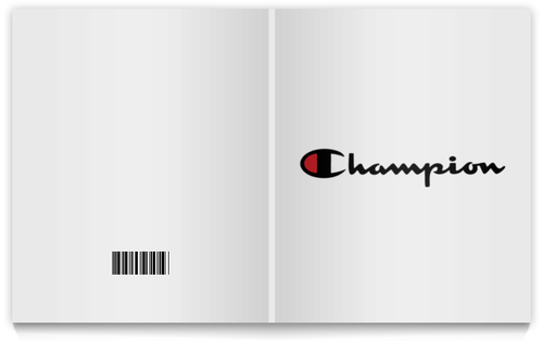 Заказать тетрадь в Москве. Тетрадь на клею Champion от DESIGNER   - готовые дизайны и нанесение принтов.