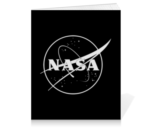 Заказать тетрадь в Москве. Тетрадь на клею NASA  от DESIGNER   - готовые дизайны и нанесение принтов.