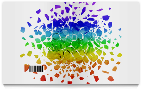 Заказать тетрадь в Москве. Тетрадь на клею Rainbow от FireFoxa - готовые дизайны и нанесение принтов.
