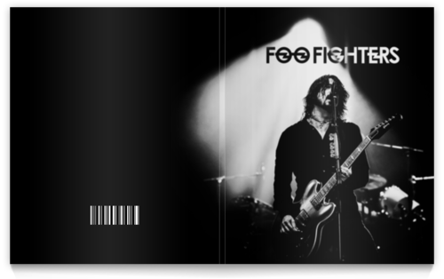 Заказать тетрадь в Москве. Тетрадь на клею Foo Fighters от geekbox - готовые дизайны и нанесение принтов.