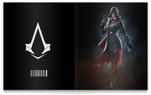 Заказать тетрадь в Москве. Тетрадь на клею Assassin's Creed Ivi от Lanaya - готовые дизайны и нанесение принтов.