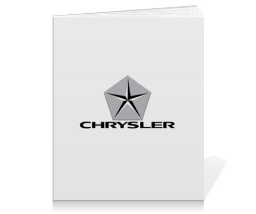 Заказать тетрадь в Москве. Тетрадь на клею Chrysler от DESIGNER   - готовые дизайны и нанесение принтов.