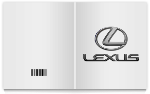 Заказать тетрадь в Москве. Тетрадь на клею LEXUS  от DESIGNER   - готовые дизайны и нанесение принтов.
