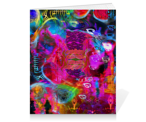 Заказать тетрадь в Москве. Тетрадь на клею Abstract Raster 372 от Мастер Спектр - готовые дизайны и нанесение принтов.
