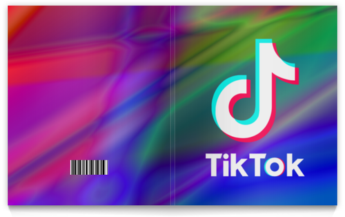 Заказать тетрадь в Москве. Тетрадь на клею TikTok  от DESIGNER   - готовые дизайны и нанесение принтов.