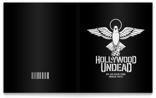 Заказать тетрадь в Москве. Тетрадь на клею Hollywood Undead от geekbox - готовые дизайны и нанесение принтов.