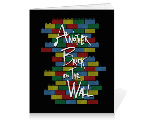 Заказать тетрадь в Москве. Тетрадь на клею Another Brick in the Wall от geekbox - готовые дизайны и нанесение принтов.
