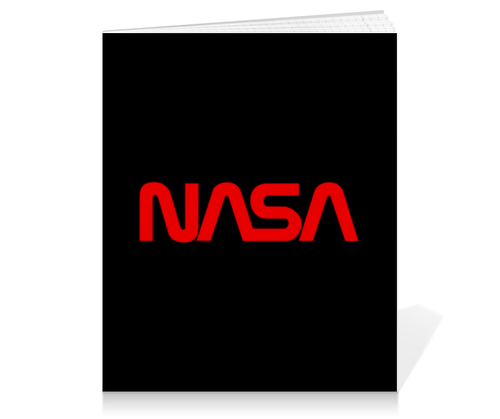 Заказать тетрадь в Москве. Тетрадь на клею NASA  от DESIGNER   - готовые дизайны и нанесение принтов.