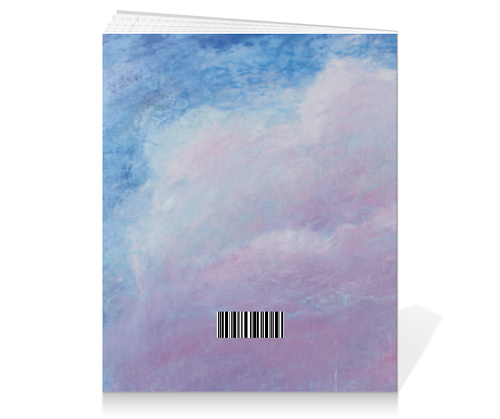 Заказать тетрадь в Москве. Тетрадь на клею Розовое облако на небе от khlele@mail.ru - готовые дизайны и нанесение принтов.