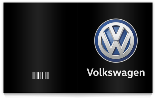 Заказать тетрадь в Москве. Тетрадь на клею Volkswagen от DESIGNER   - готовые дизайны и нанесение принтов.