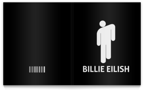 Заказать тетрадь в Москве. Тетрадь на клею Billie Eilish от DESIGNER   - готовые дизайны и нанесение принтов.