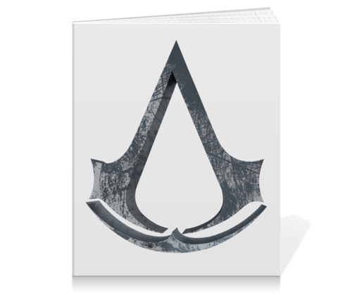 Заказать тетрадь в Москве. Тетрадь на клею Assassin’s Creed от GeekFox  - готовые дизайны и нанесение принтов.