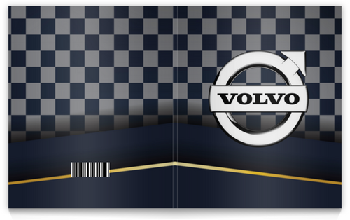 Заказать тетрадь в Москве. Тетрадь на клею Volvo от THE_NISE  - готовые дизайны и нанесение принтов.