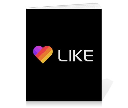 Заказать тетрадь в Москве. Тетрадь на клею Like  от DESIGNER   - готовые дизайны и нанесение принтов.