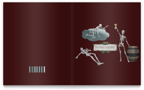 Заказать тетрадь в Москве. Тетрадь на клею In vino veritas от Тари  Танте - готовые дизайны и нанесение принтов.