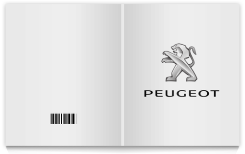 Заказать тетрадь в Москве. Тетрадь на клею PEUGEOT от DESIGNER   - готовые дизайны и нанесение принтов.