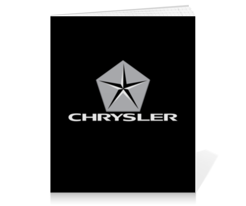 Заказать тетрадь в Москве. Тетрадь на клею Chrysler от DESIGNER   - готовые дизайны и нанесение принтов.