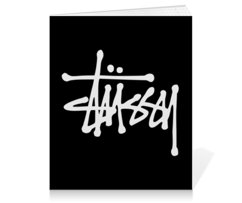 Заказать тетрадь в Москве. Тетрадь на клею Stussy от DESIGNER   - готовые дизайны и нанесение принтов.
