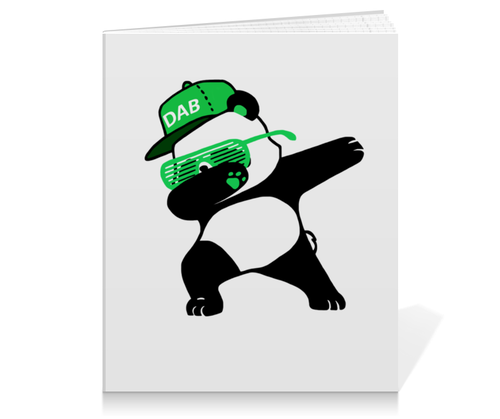 Заказать тетрадь в Москве. Тетрадь на клею Dab Panda  от DESIGNER   - готовые дизайны и нанесение принтов.