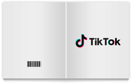 Заказать тетрадь в Москве. Тетрадь на клею TikTok  от DESIGNER   - готовые дизайны и нанесение принтов.