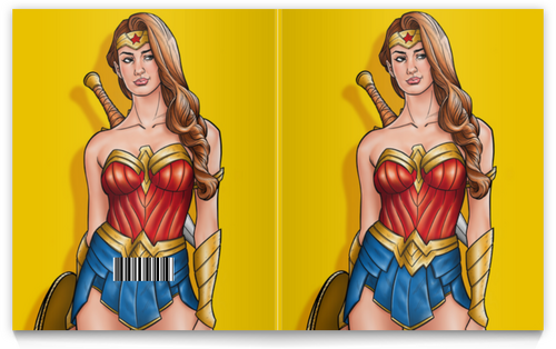 Заказать тетрадь в Москве. Тетрадь на клею Чудо-женщина / Wonder Woman от Jimmy Flash - готовые дизайны и нанесение принтов.