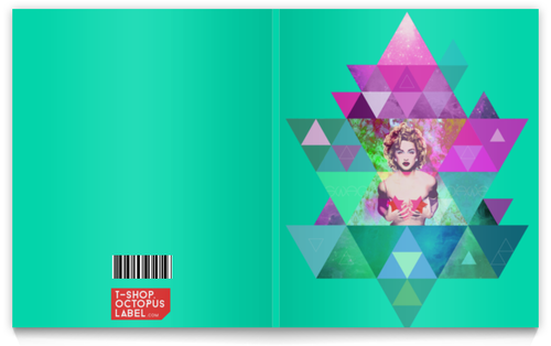 Заказать тетрадь в Москве. Тетрадь на клею "HIPSTA SWAG" collection: Madonna от Octopuslabel - готовые дизайны и нанесение принтов.