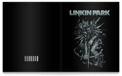 Заказать тетрадь в Москве. Тетрадь на клею Linkin Park от geekbox - готовые дизайны и нанесение принтов.