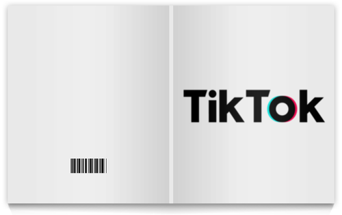 Заказать тетрадь в Москве. Тетрадь на клею TikTok  от DESIGNER   - готовые дизайны и нанесение принтов.
