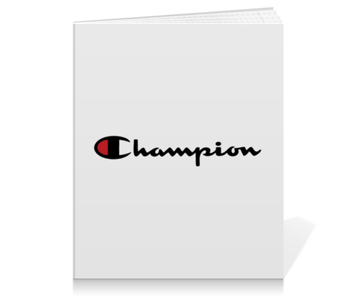 Заказать тетрадь в Москве. Тетрадь на клею Champion от DESIGNER   - готовые дизайны и нанесение принтов.