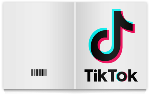 Заказать тетрадь в Москве. Тетрадь на клею TikTok  от DESIGNER   - готовые дизайны и нанесение принтов.