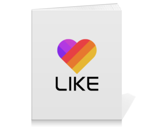 Заказать тетрадь в Москве. Тетрадь на клею Like  от DESIGNER   - готовые дизайны и нанесение принтов.
