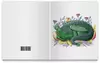 Заказать тетрадь в Москве. Тетрадь на клею Зеленый дракон в листьях от tigerda  - готовые дизайны и нанесение принтов.