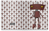 Заказать тетрадь в Москве. Тетрадь на клею Bad Robot от Дана Столыпина - готовые дизайны и нанесение принтов.