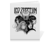 Заказать тетрадь в Москве. Тетрадь на клею Led Zeppelin от geekbox - готовые дизайны и нанесение принтов.