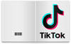 Заказать тетрадь в Москве. Тетрадь на клею TikTok  от DESIGNER   - готовые дизайны и нанесение принтов.