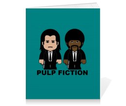 Заказать тетрадь в Москве. Тетрадь на клею Pulp Fiction от Аня Лукьянова - готовые дизайны и нанесение принтов.