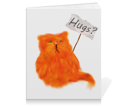 Заказать тетрадь в Москве. Тетрадь на клею Hugs? от FireFoxa - готовые дизайны и нанесение принтов.