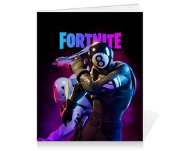 Заказать тетрадь в Москве. Тетрадь на клею FORTNITE от geekbox - готовые дизайны и нанесение принтов.