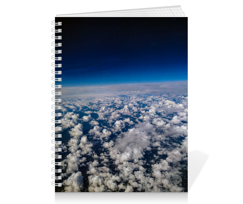 Printio Тетрадь на пружине Над облаками силиконовый чехол на huawei y5 2017 хуавей у5 2017 с принтом высоко над облаками