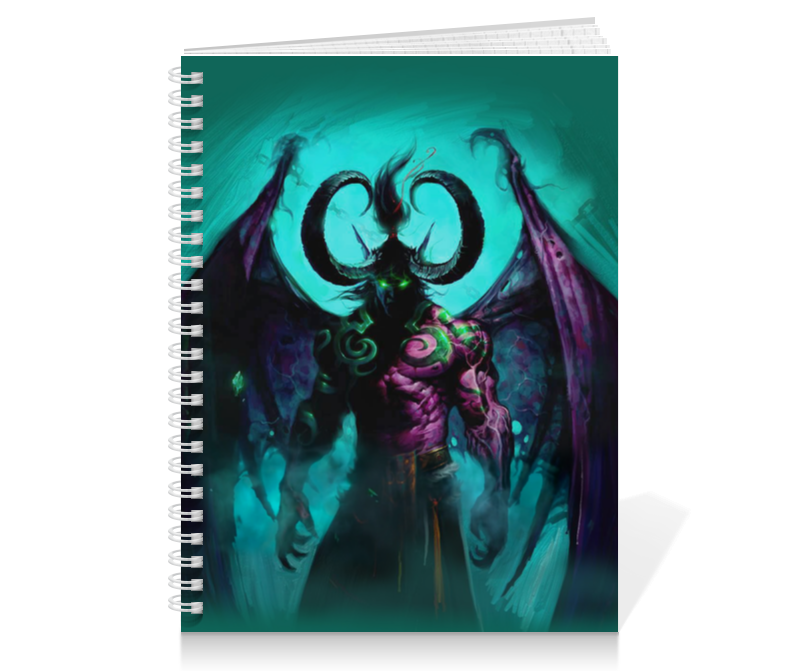 Printio Тетрадь на пружине Warcraft collection: illidan printio тетрадь на клею warcraft collection