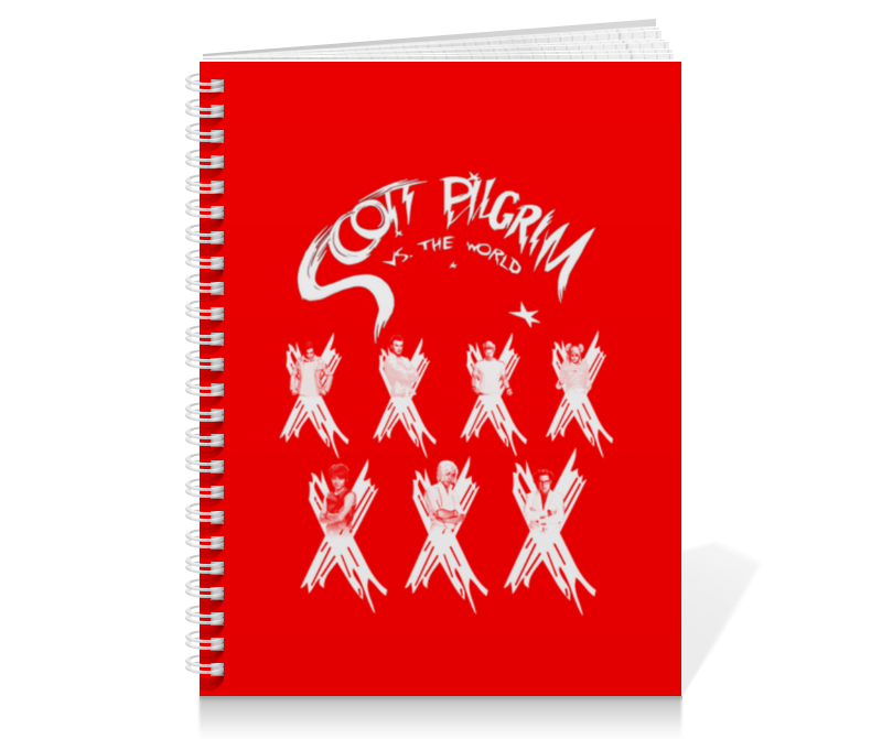 scott pilgrim complete edition Printio Тетрадь на пружине Scott pilgrim
