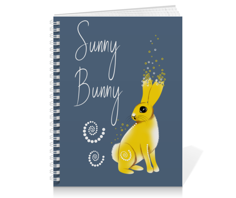 Printio Тетрадь на пружине Sunny bunny комплект одежды sunny bunny nk для девочек блуза и юбка повседневный стиль размер 92 желтый