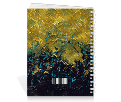 Заказать тетрадь в Москве. Тетрадь на пружине Abstract от d_ari.design@mail.ru - готовые дизайны и нанесение принтов.